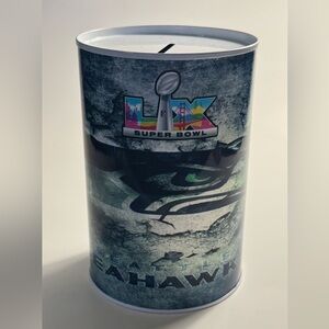 Seattle Seahawks Super Bowl LIX Canister